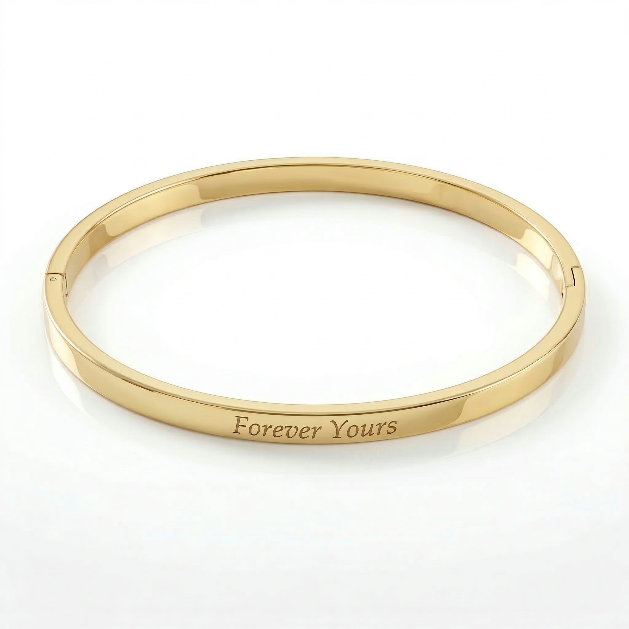 One Moment Engraved Bangle