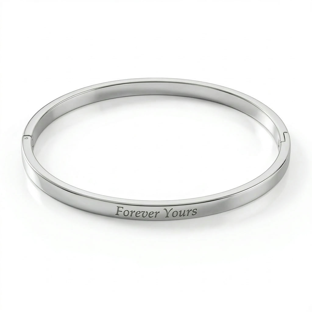 One Moment Engraved Bangle