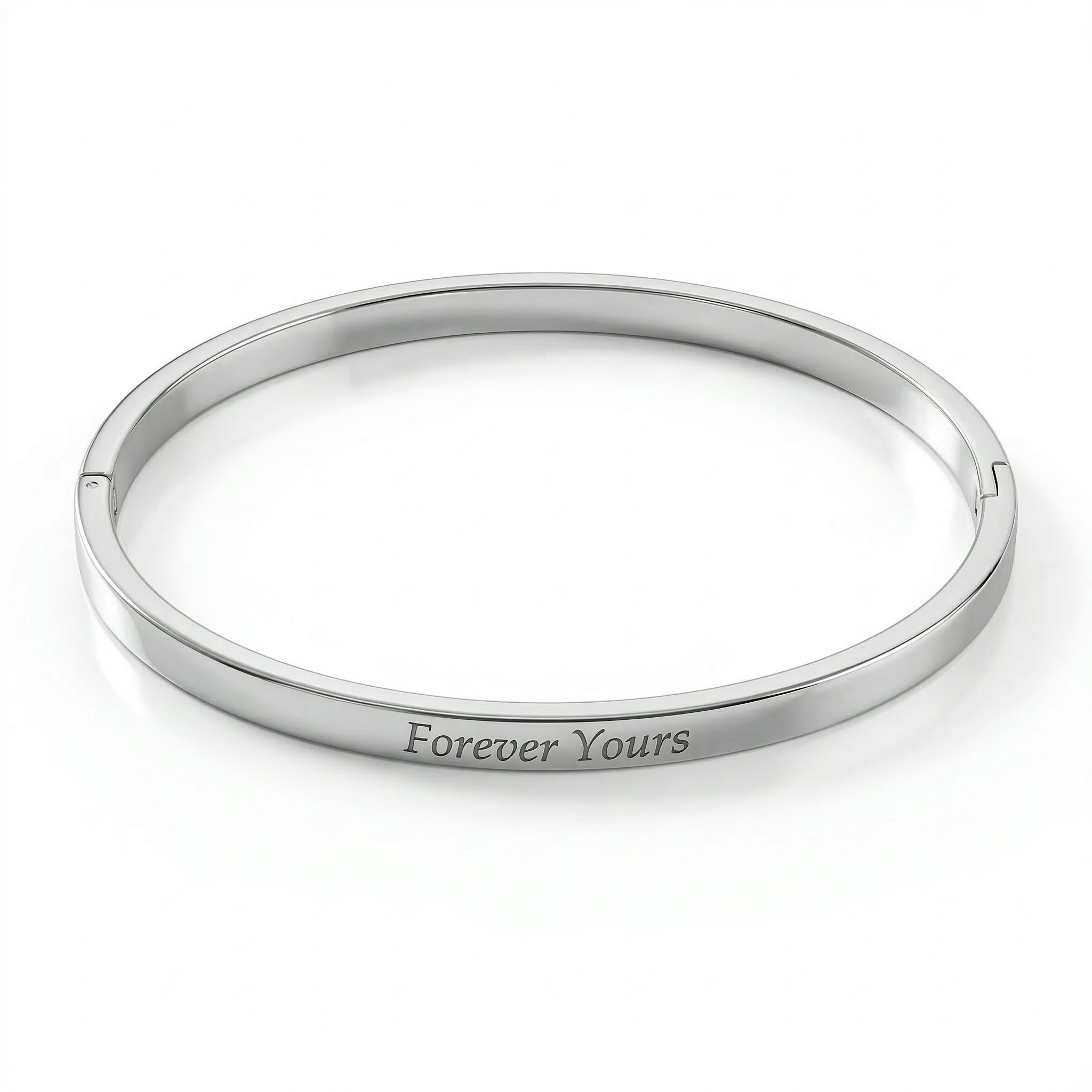 One Moment Engraved Bangle