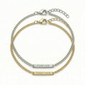 One Moment Duo — Mini Bar Bracelet
