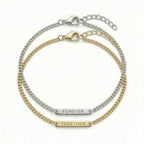 One Moment Duo — Mini Bar Bracelet
