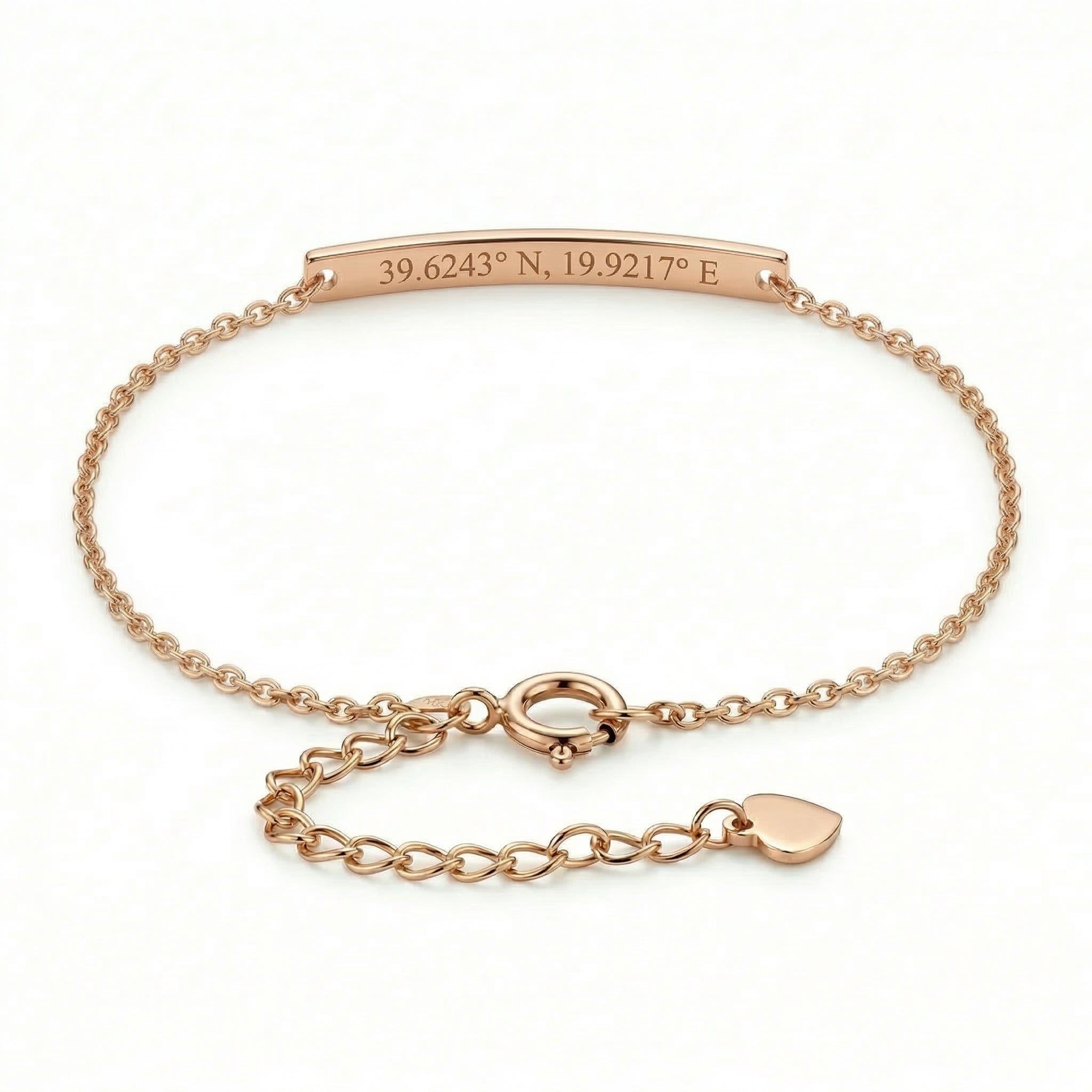 One Moment Engraved Bar Bracelet