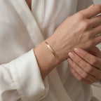One Moment Engraved Bar Bracelet